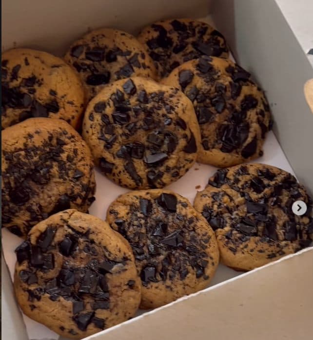 A box of loaded cookies to share